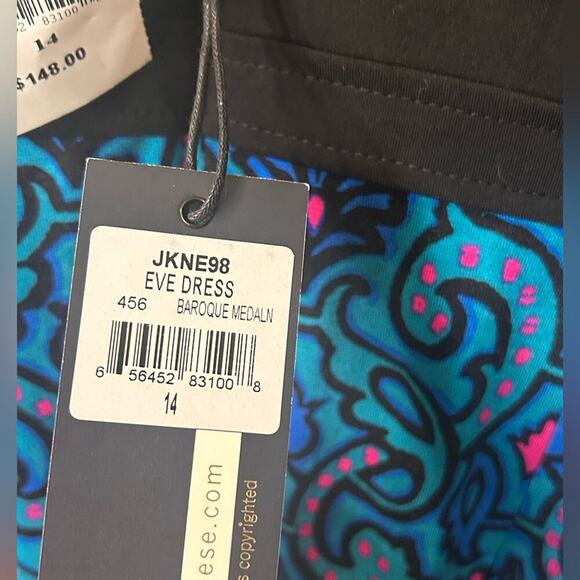 Nwt- Plenty by Tracy Reese 8 Floral Fleur Print Dress Pleated Anthropologie -14 - Picture 6 of 7